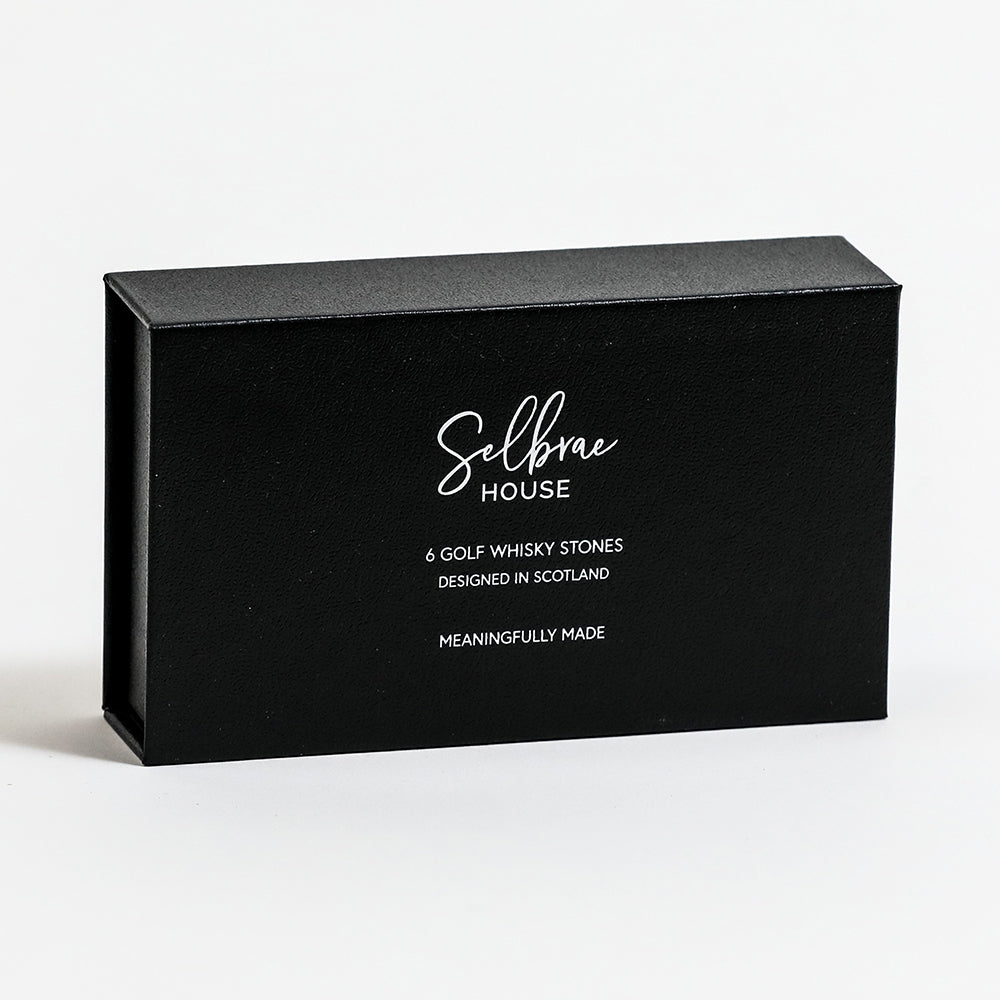 Golf Whisky Stones - Set of 6