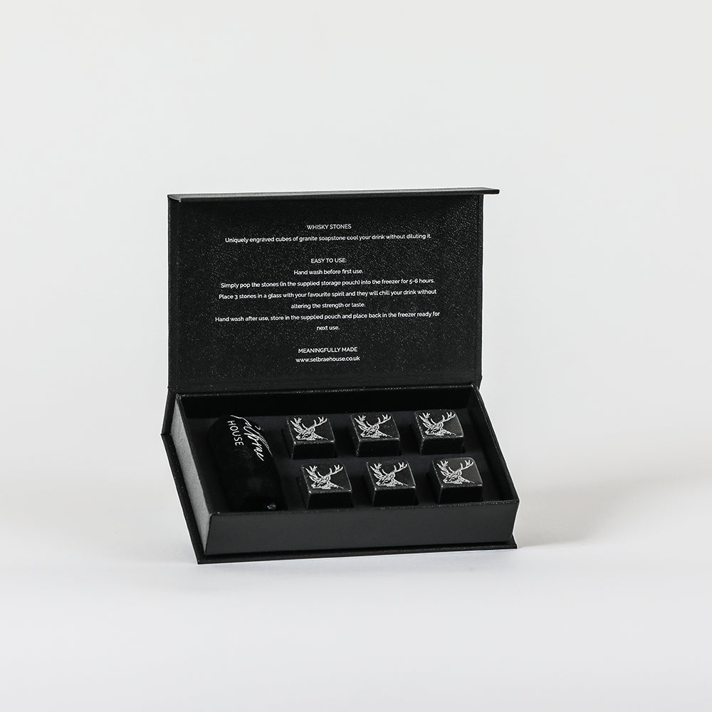 Stag Whisky Stones - Set of 6
