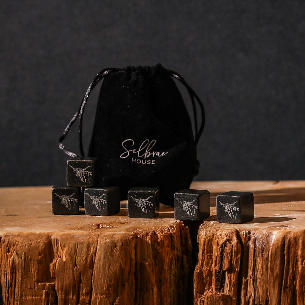 Texas Longhorn Whisky Stones - Set of 6