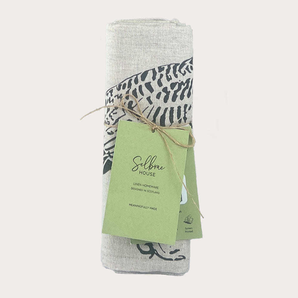 Pheasant Linen Table Runner