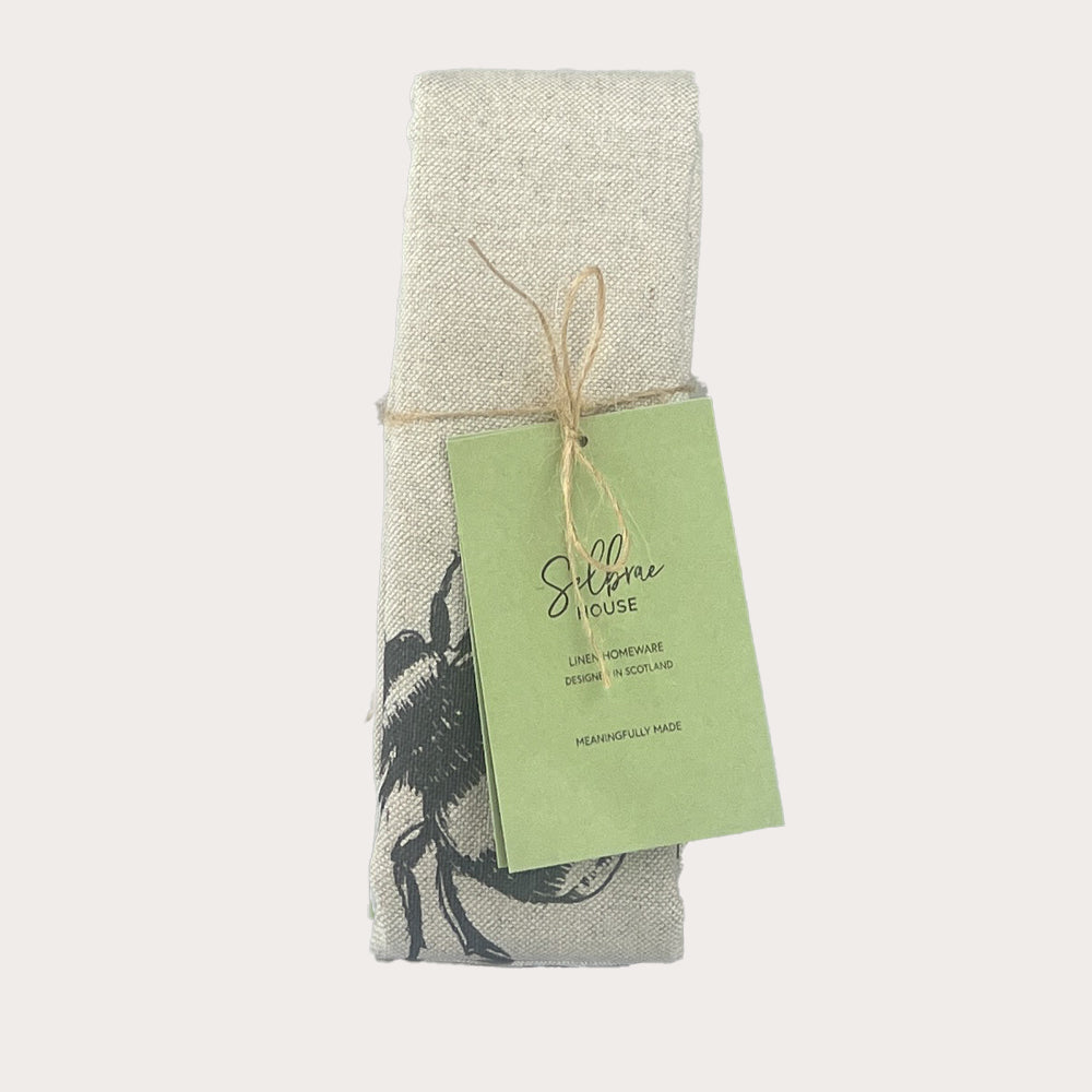 Bee Linen Tea Towel