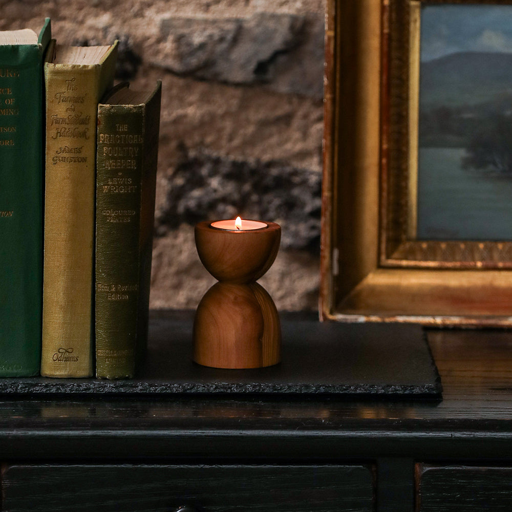 Olive Wood Tealight Holder