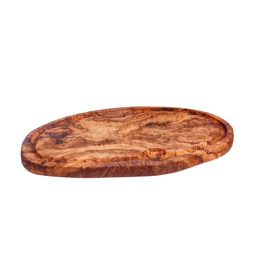 Olive Wood Carving Board (With Groove)