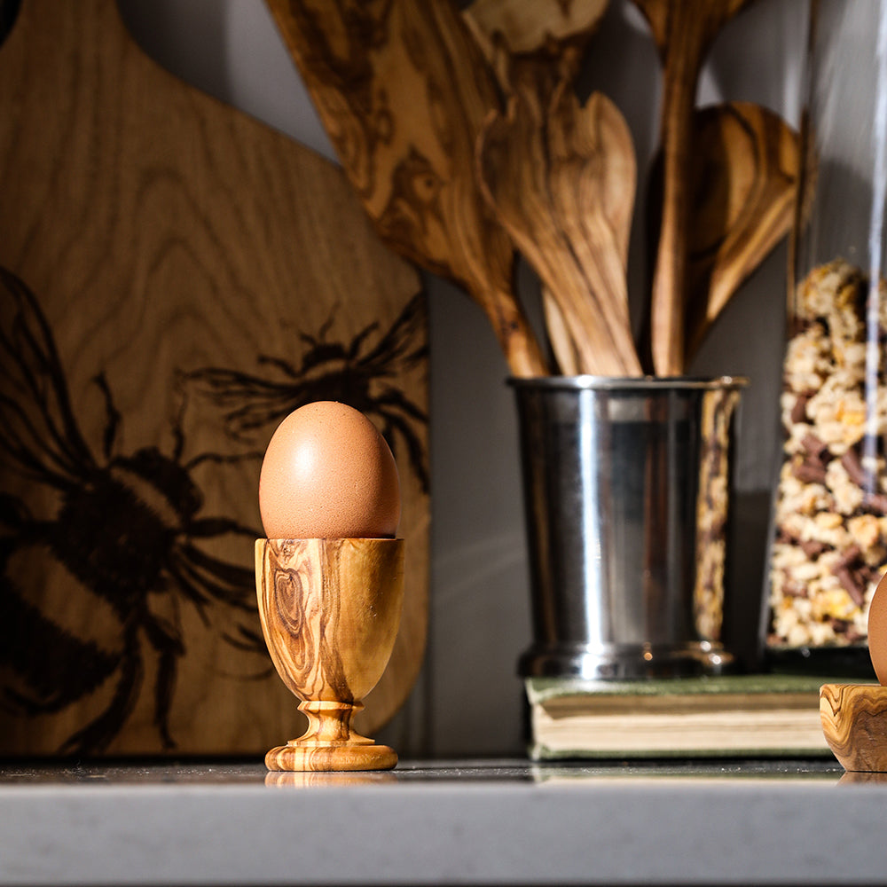 Olive Wood Egg Cup
