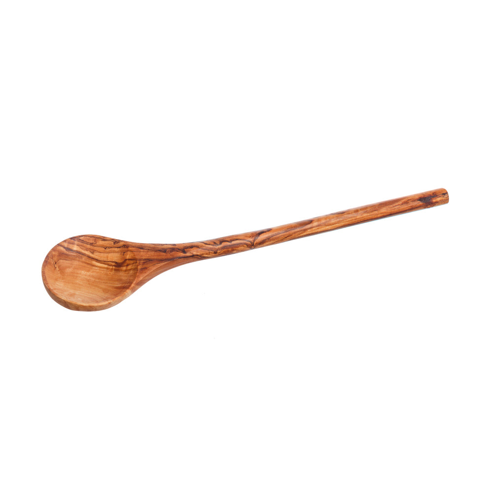 Olive Wood Round Spoon