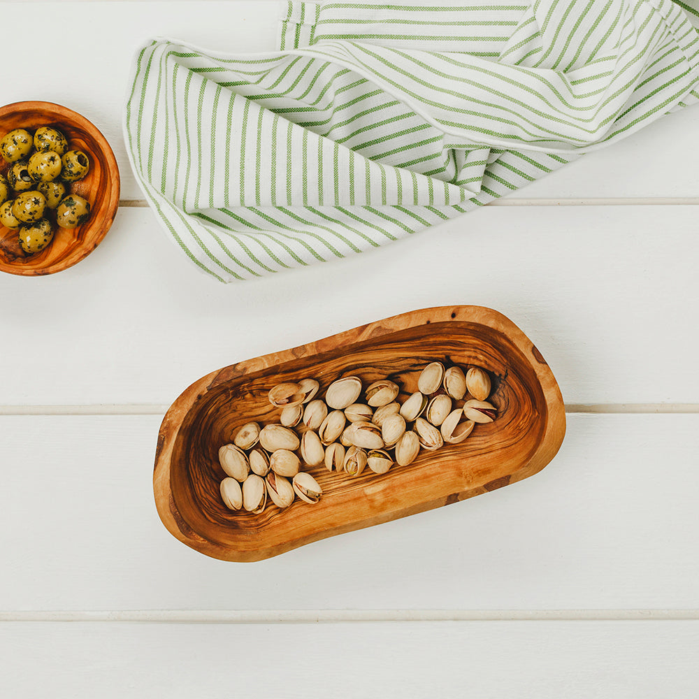 Olive Wood Rustic Bowl
