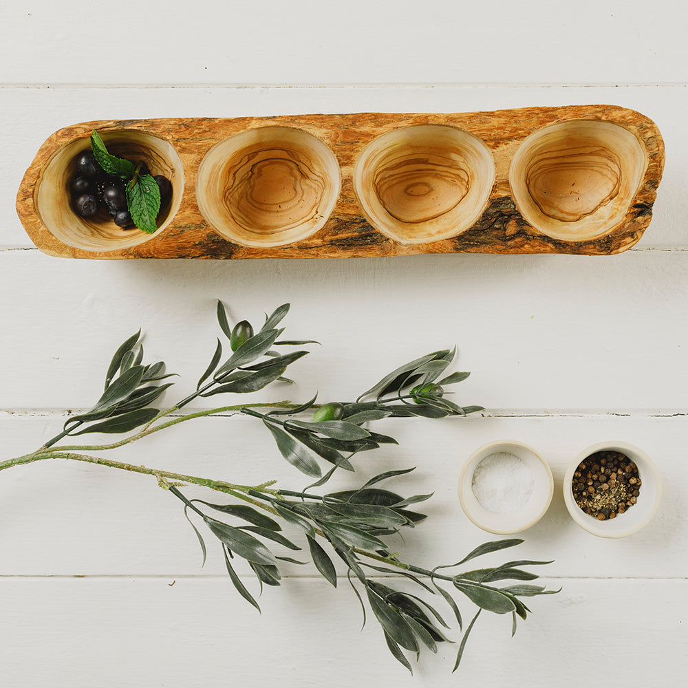 Olive Wood Nibbles Tray