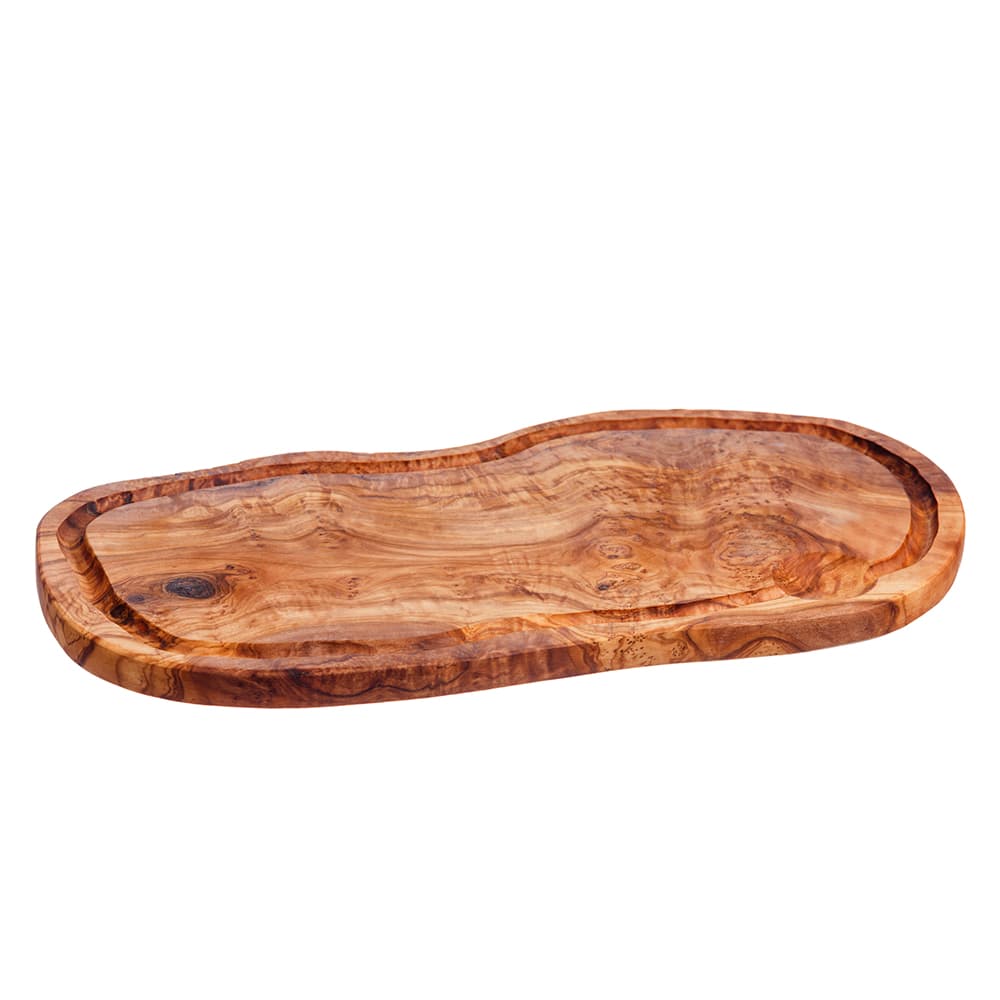 Olive Wood Carving Board (With Groove)