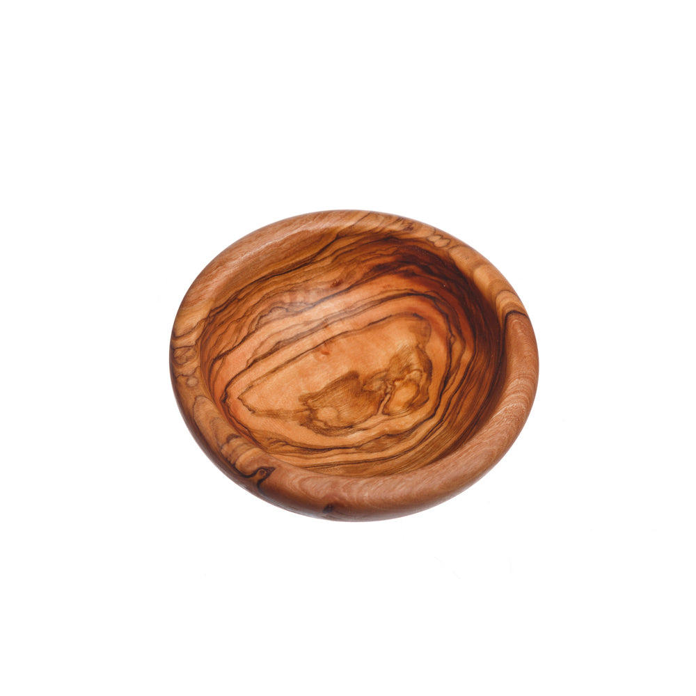 Olive Wood Round Dipping Bowl