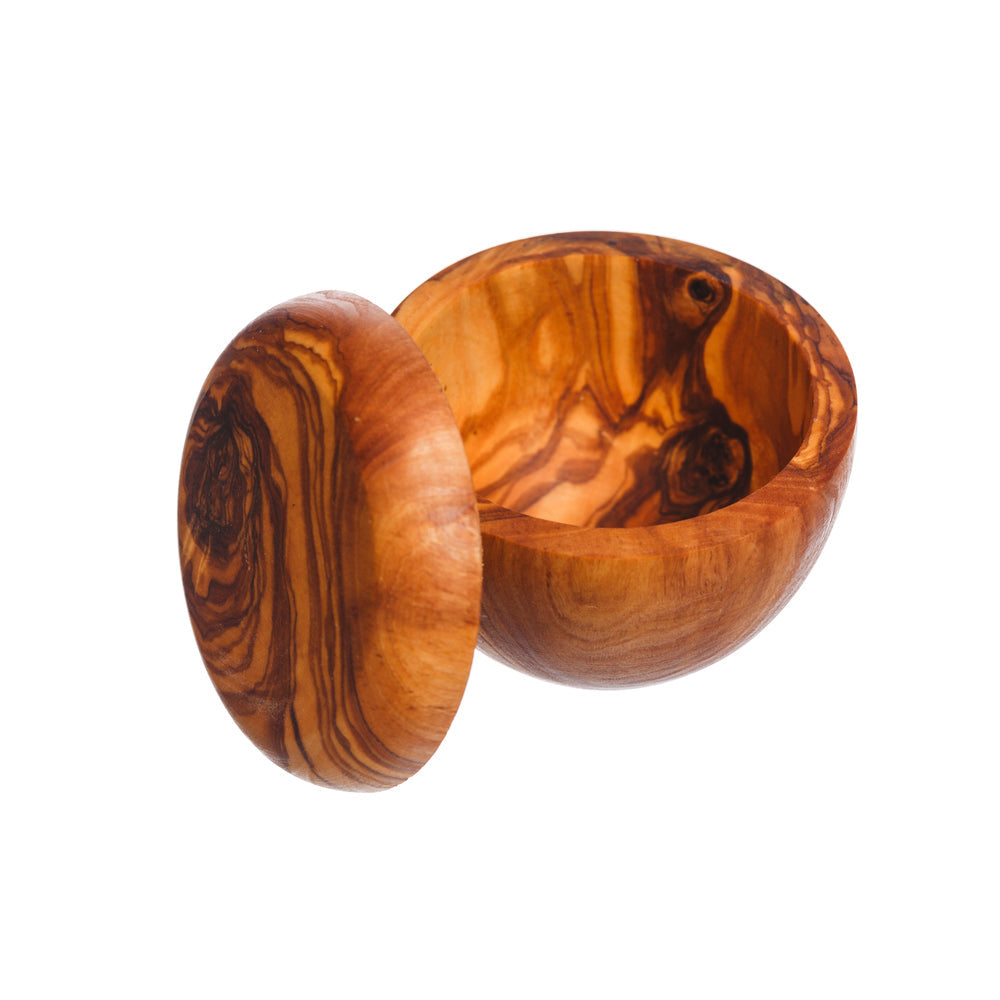 Olive Wood Salt Pot