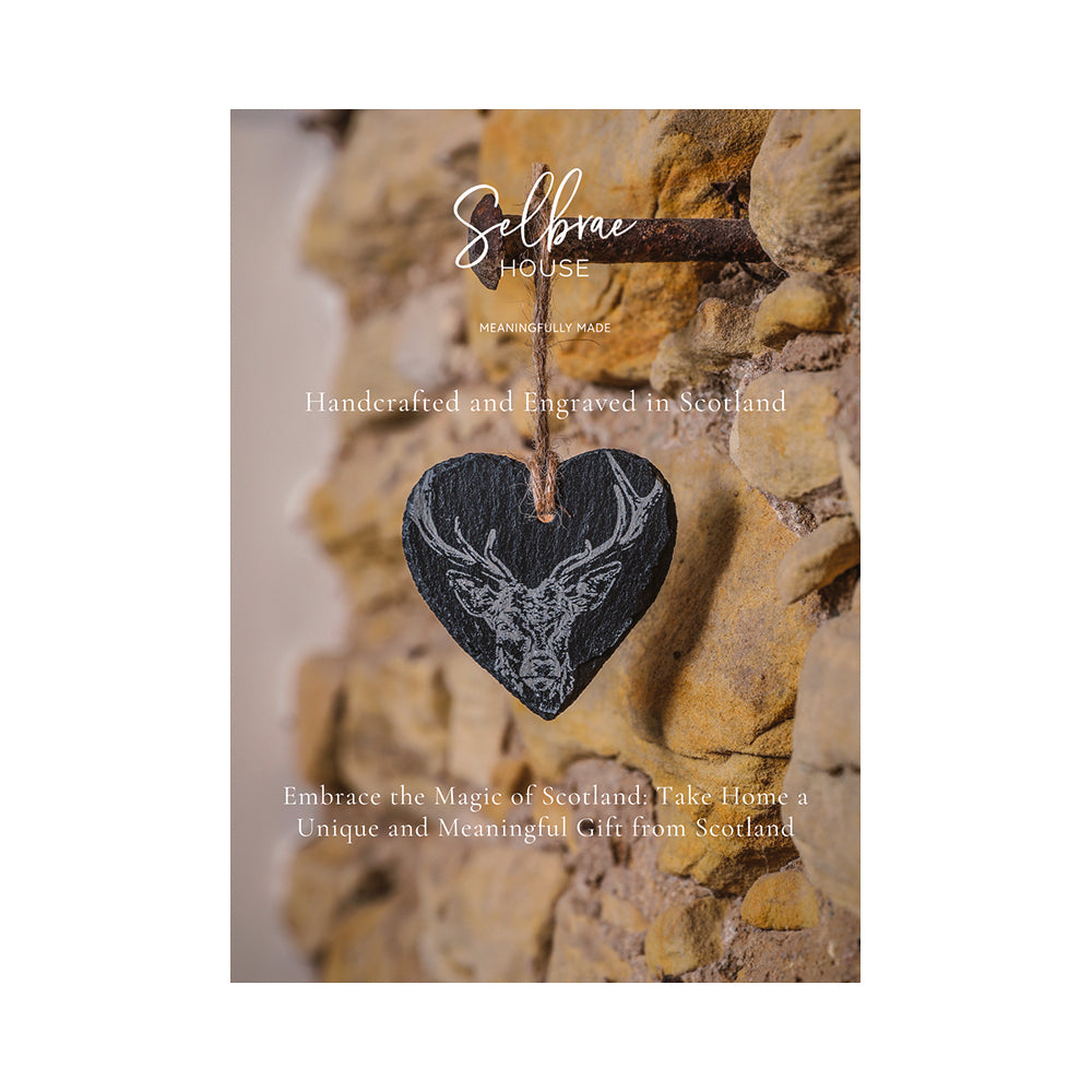 A6 POS CARD - Stag Heart Decoration