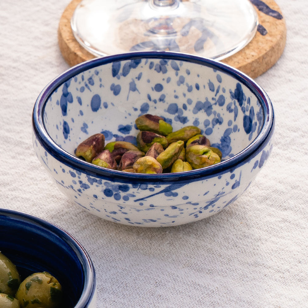 Blue Speckle Ceramic Dip Bowl