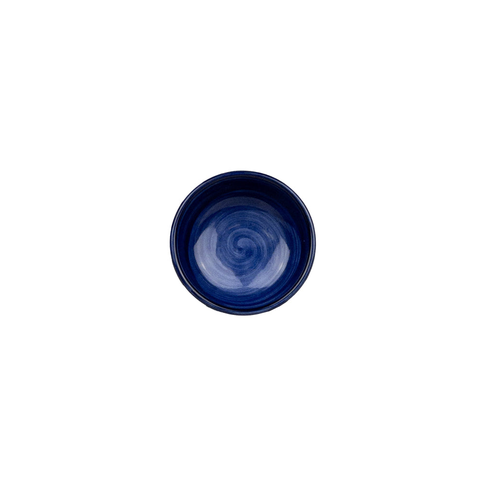 Blue Stripe Ceramic Dip Bowl