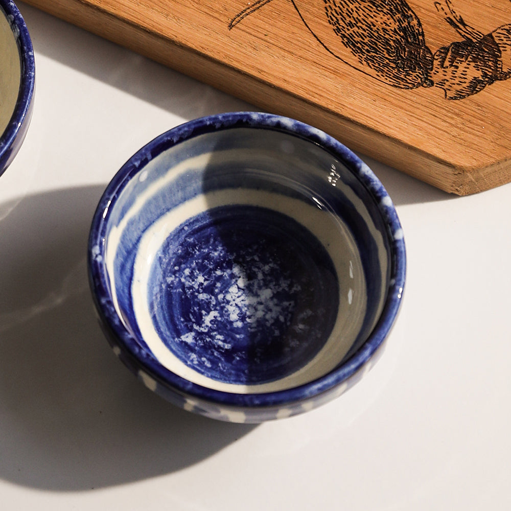 Stripe Ceramic Dip Bowl