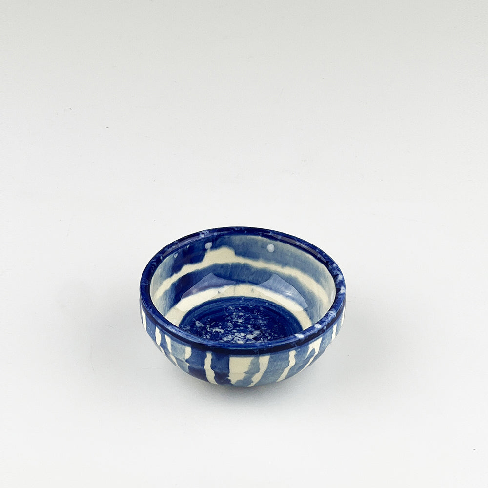 Stripe Ceramic Dip Bowl