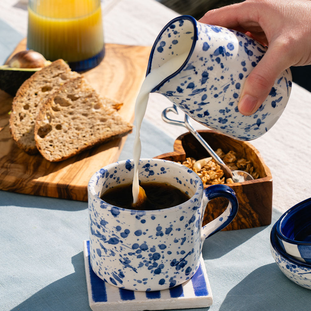Blue Speckle Small Ceramic Jug