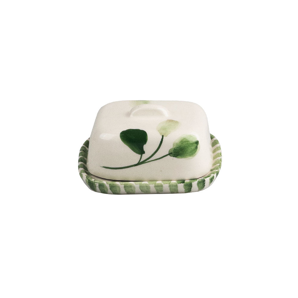 Flora Mini Ceramic Butter Dish