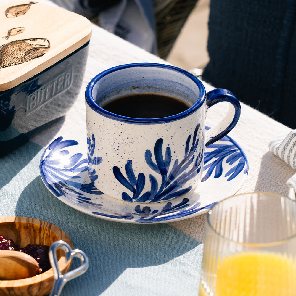 Coral Large Ceramic Mug