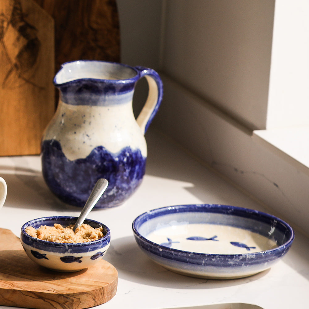 Fish Ceramic Serving Bowl - Medium