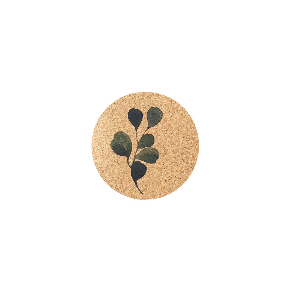Flora Single Cork Coaster