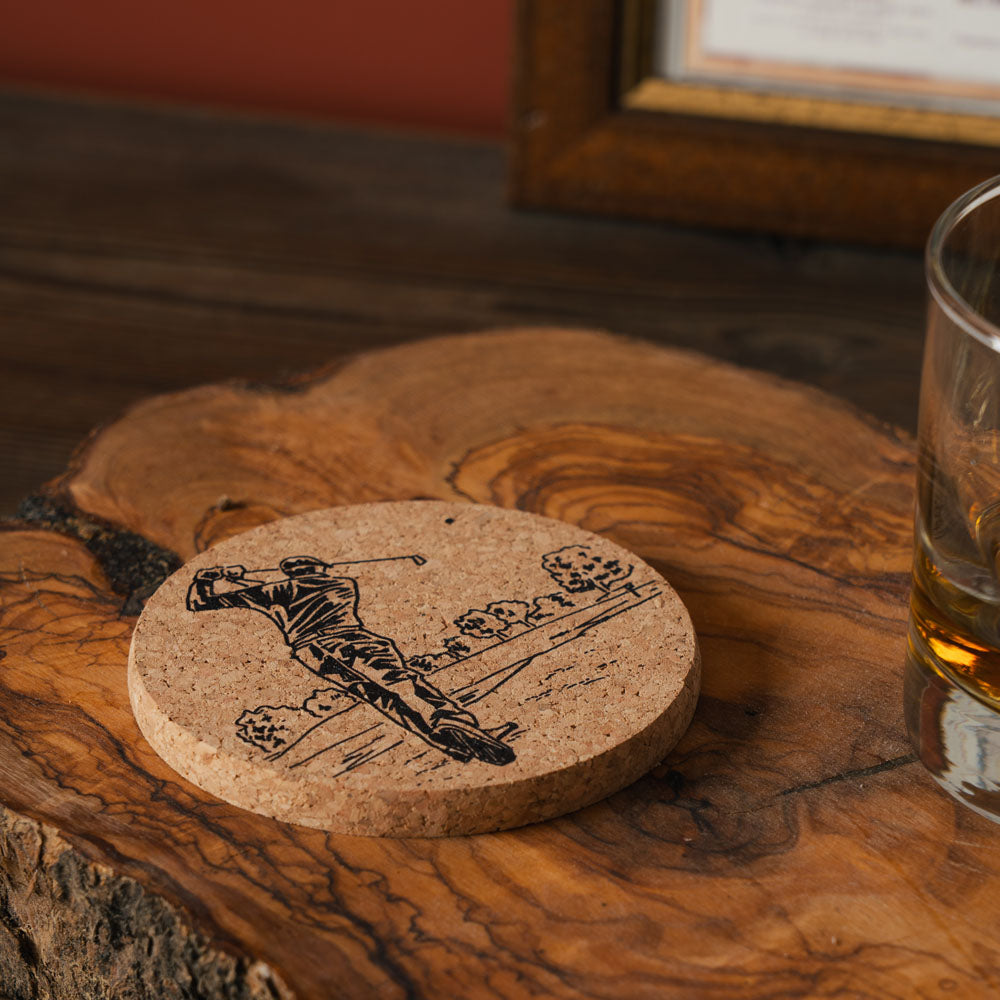 Golf Cork Coaster