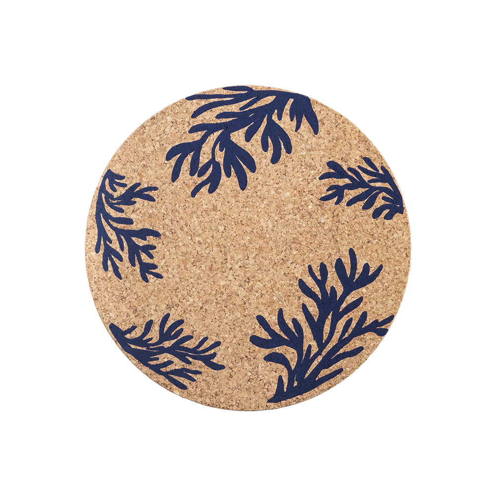 Blue Coral Cork Place Mat