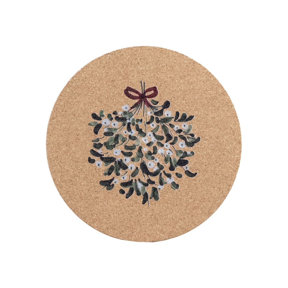 Mistletoe Cork Place Mat