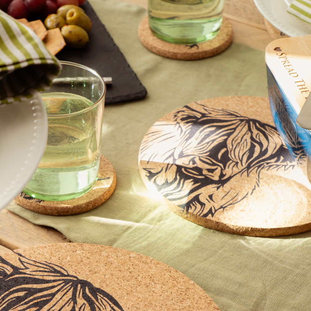 Highland Cow Cork Pot Stand