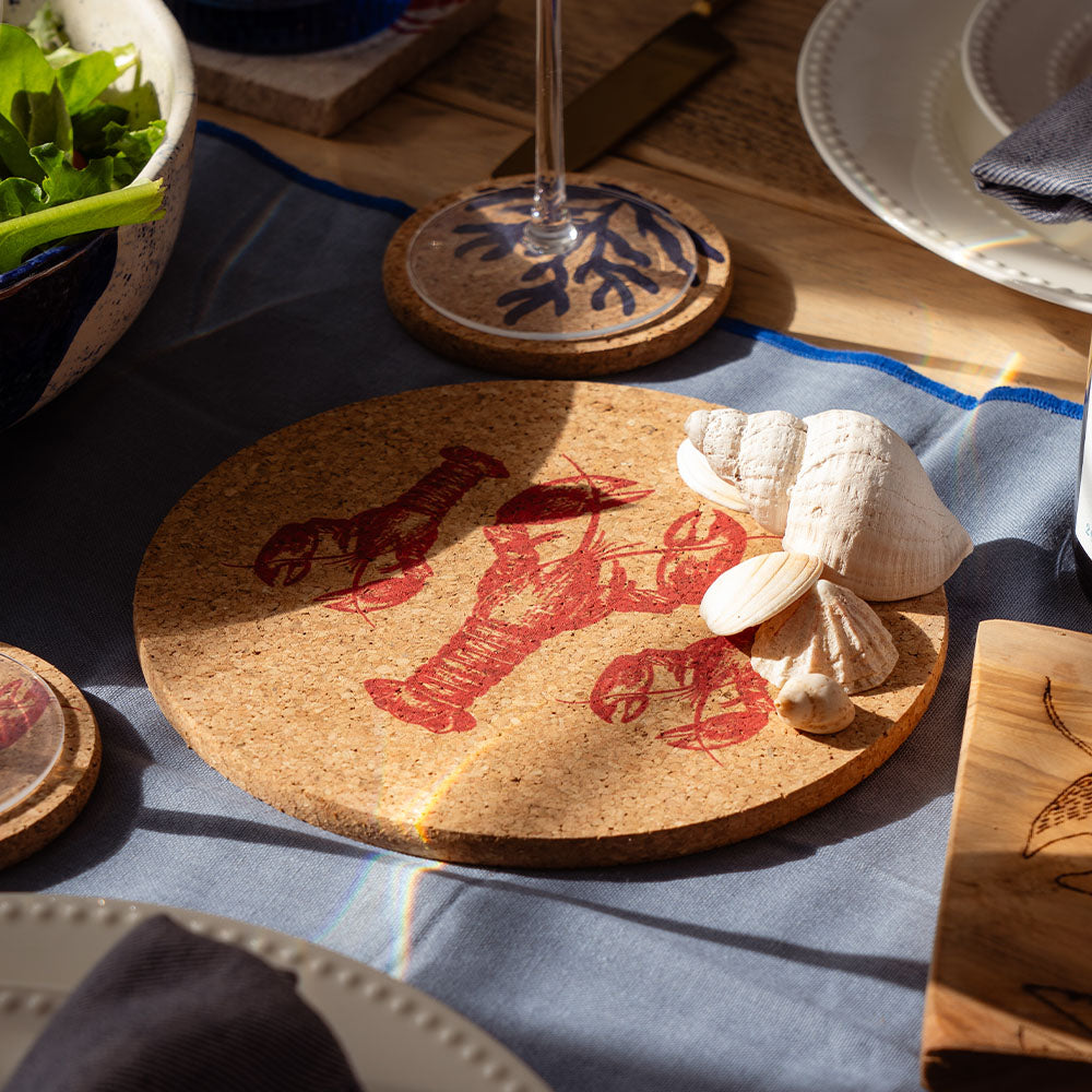 Red Lobster Cork Pot Stand