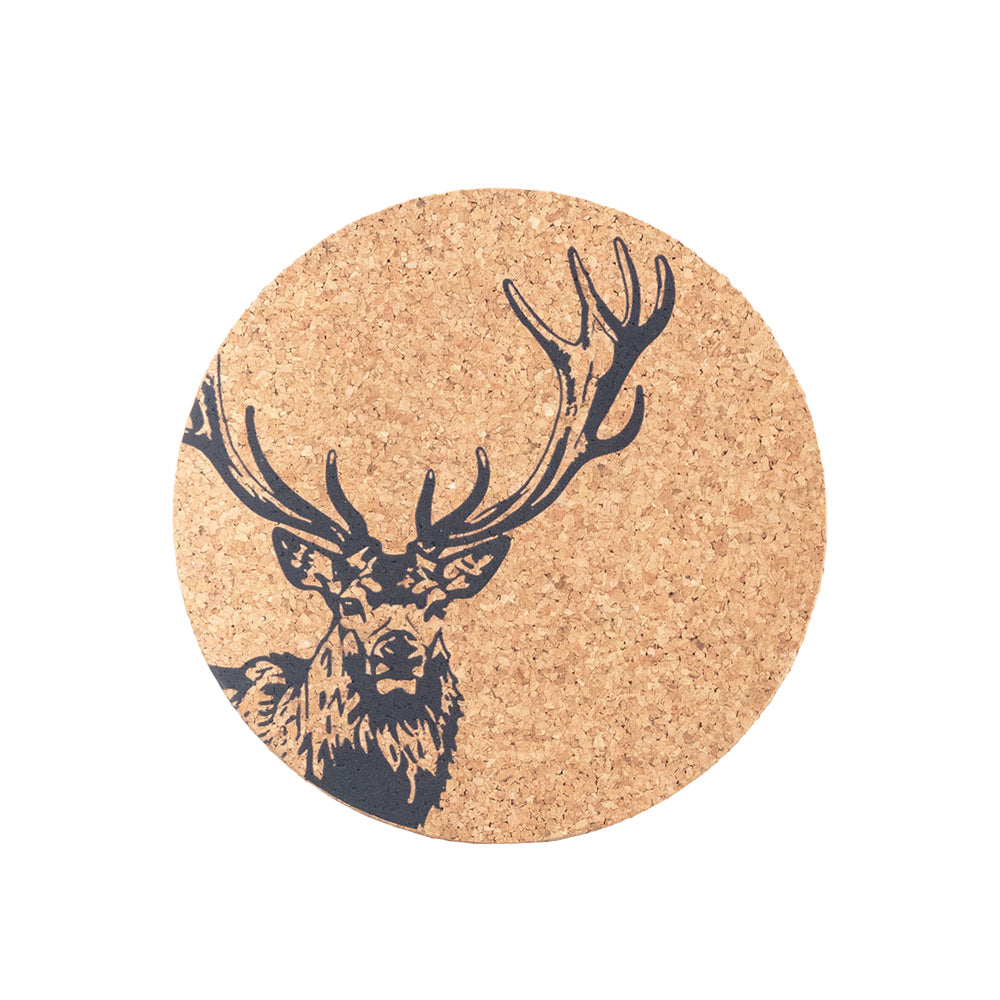 Stag Cork Pot Stand