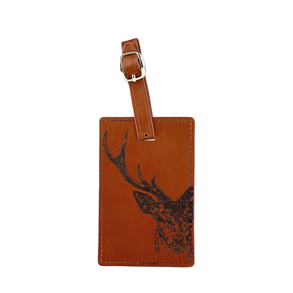 Stag Leather Luggage Tag