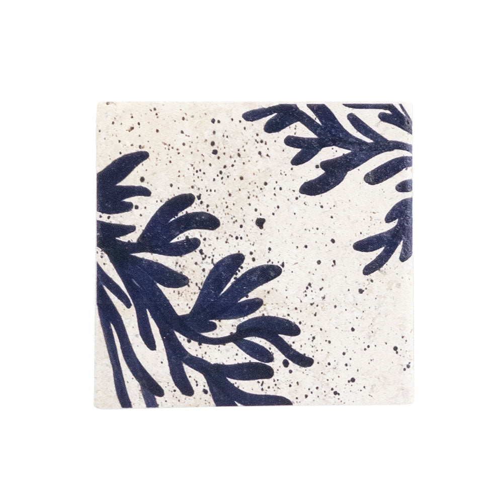Blue Coral Single Stone Coaster