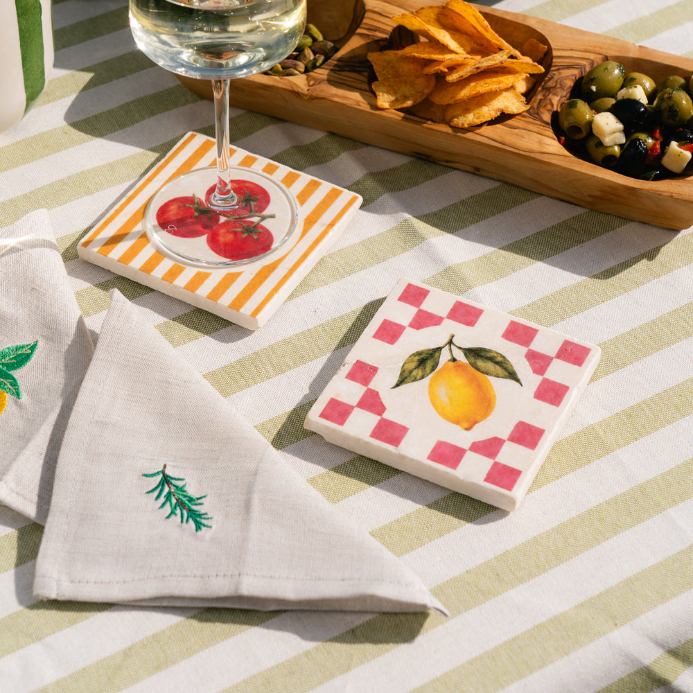 Lemon Single Stone Coaster
