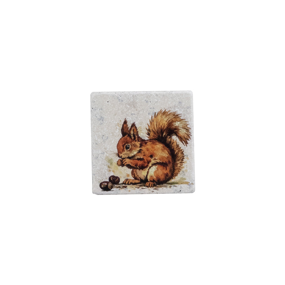 Squirrel Stone Coaster
