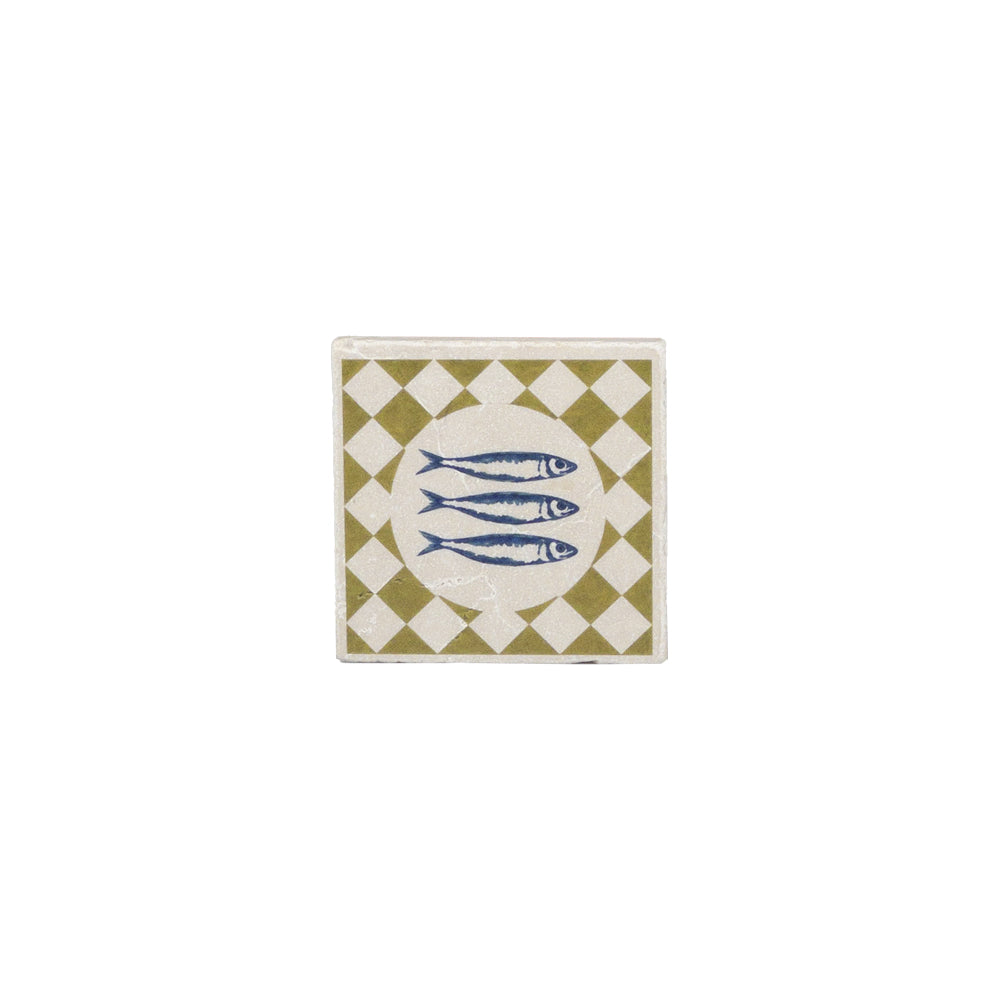Sardines Single Stone Coaster