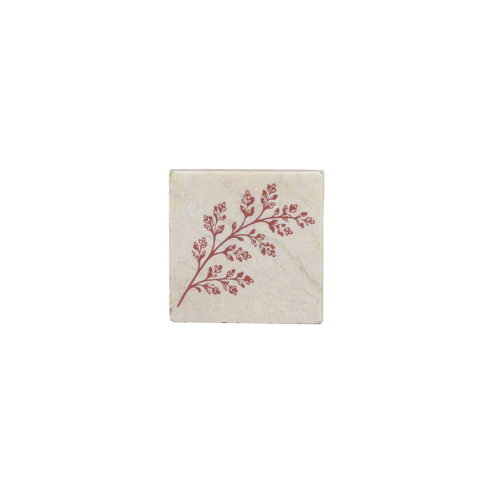 Single Stone Coaster - Spring Botanical