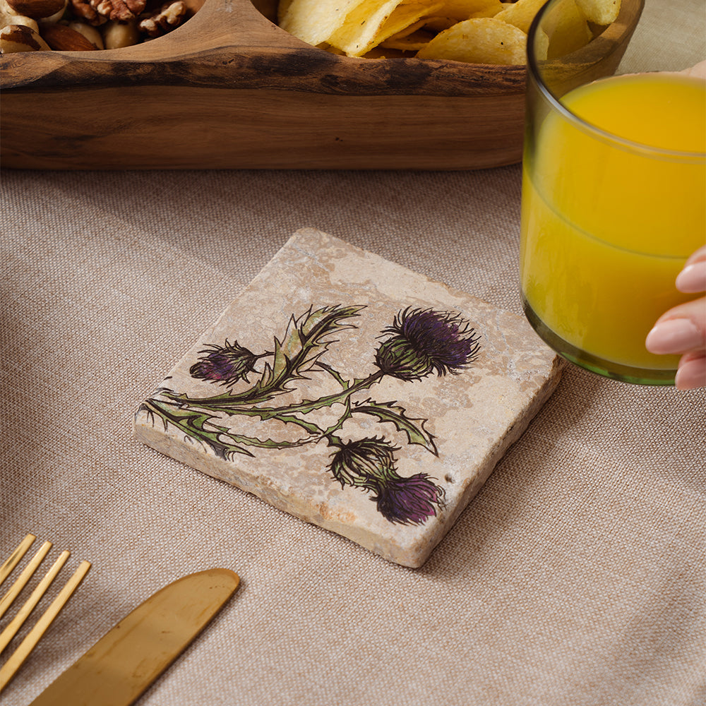 Thistle Stone Coaster