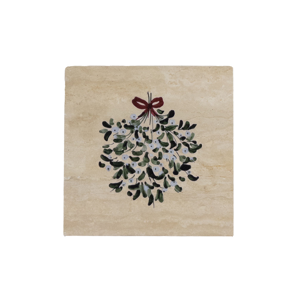 Mistletoe Stone Coaster