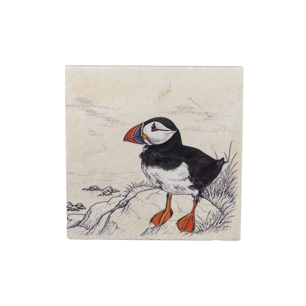 Puffin Stone Pot Stand