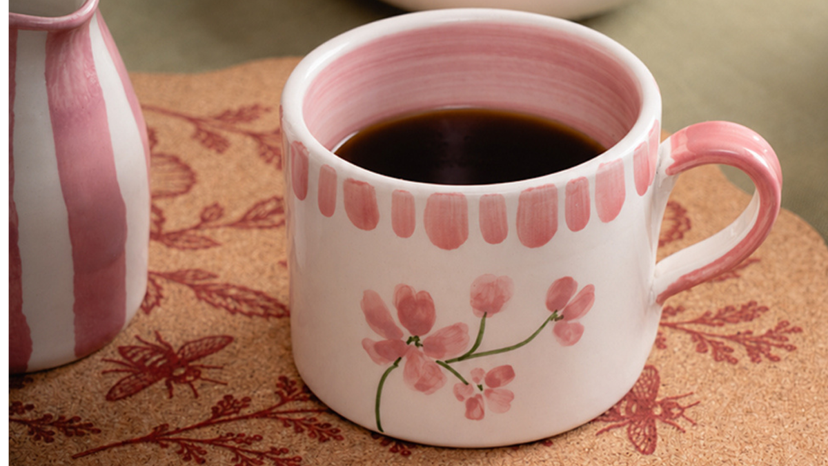 Pink Bloom & Stripe