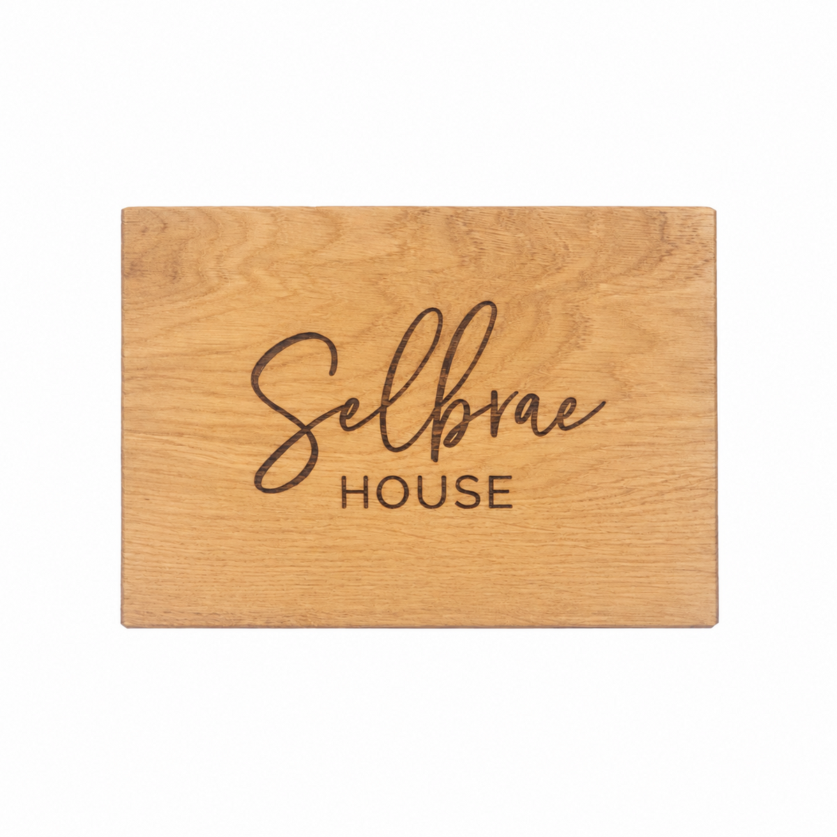 Selbrae House branded beech block
