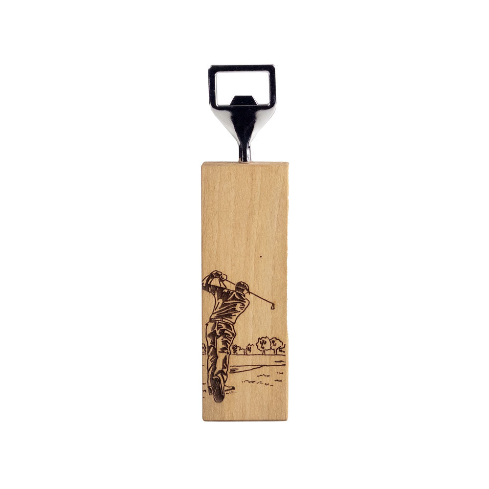 Golf Beech Bottle Opener