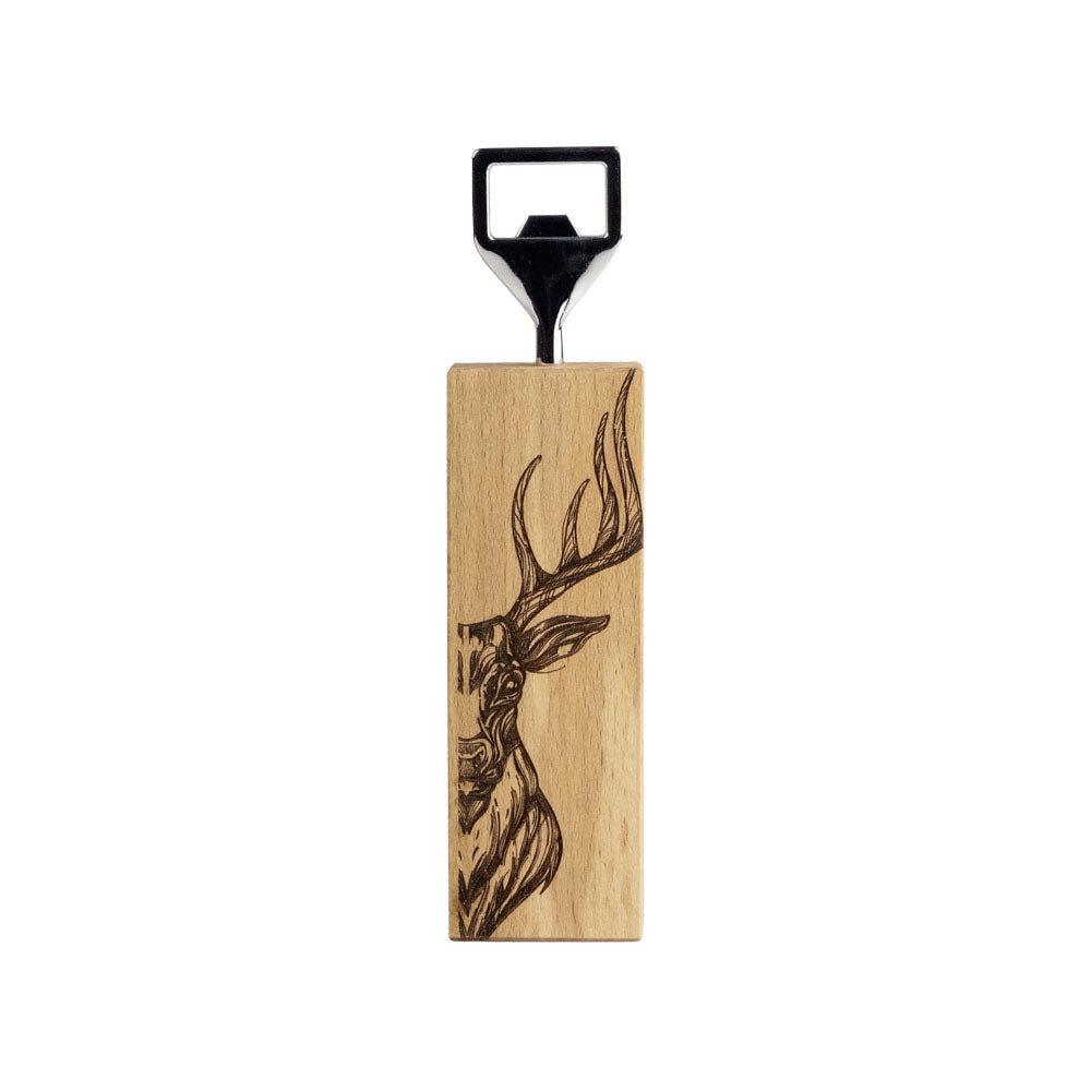 Scandi Stag Beech Bottle Opener