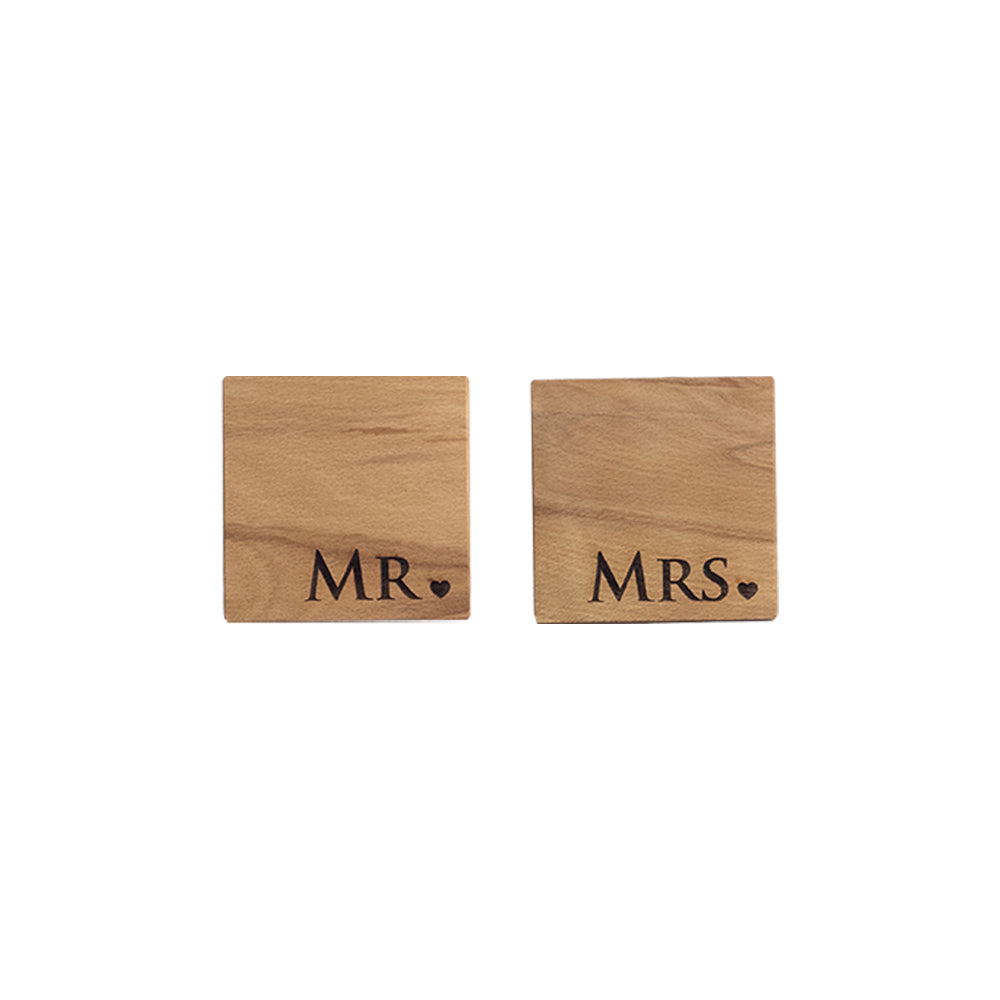 Mr & Mrs Beech Set of 2 Coaster