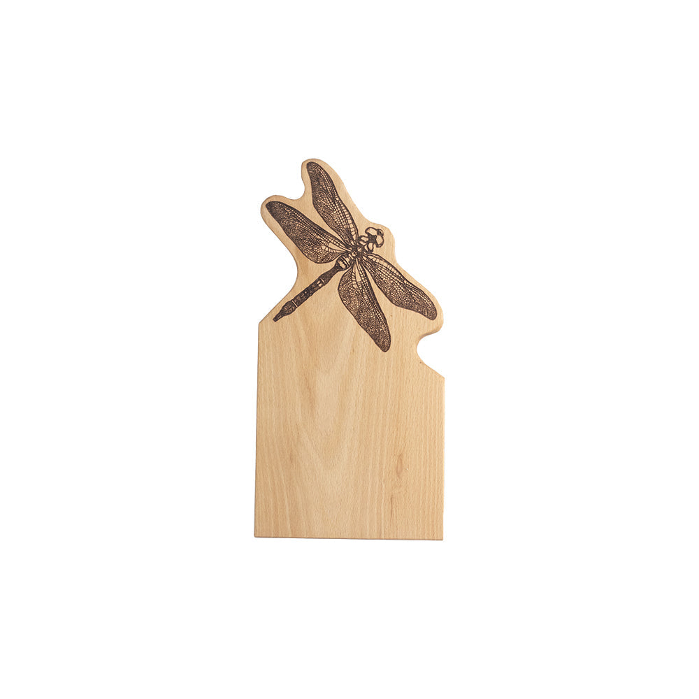 Dragonfly Framed Beech Serving Board  - Small