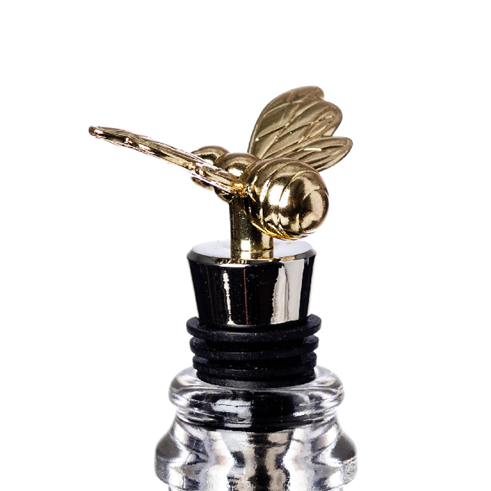 Gold Bee Bottle Stopper