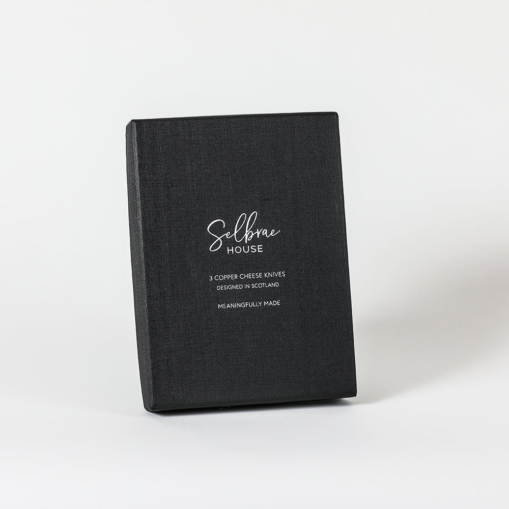 Copper Cheese Knives - Set of 3