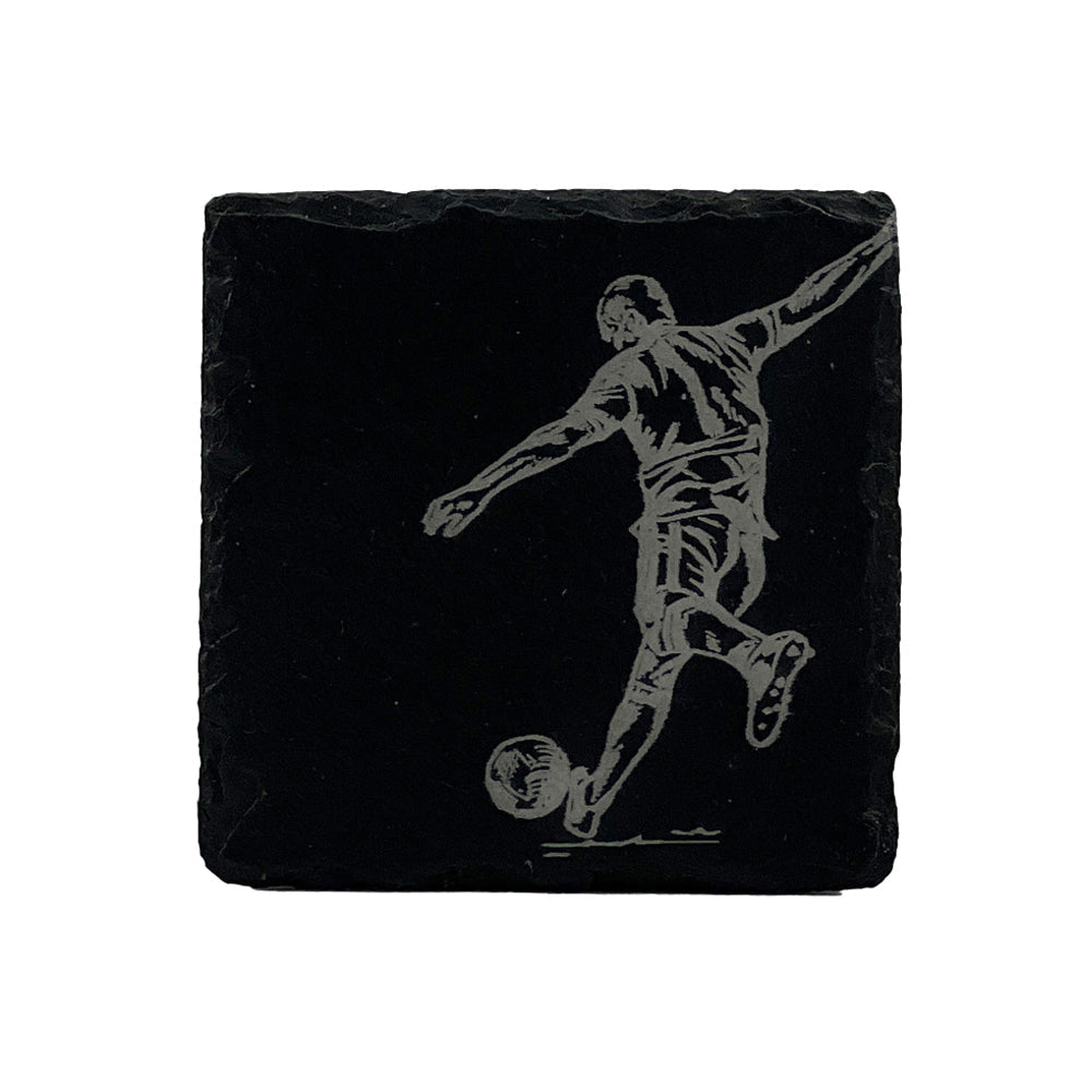 Football Single Slate Coaster