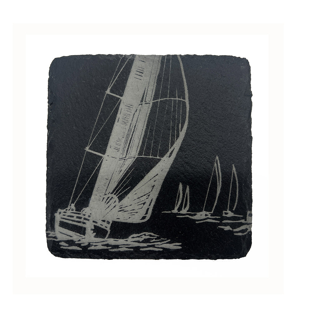 Yachting Single Slate Coaster