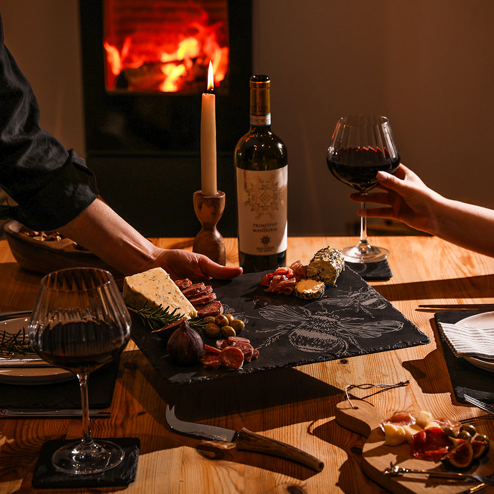 Bee Slate Cheese Board